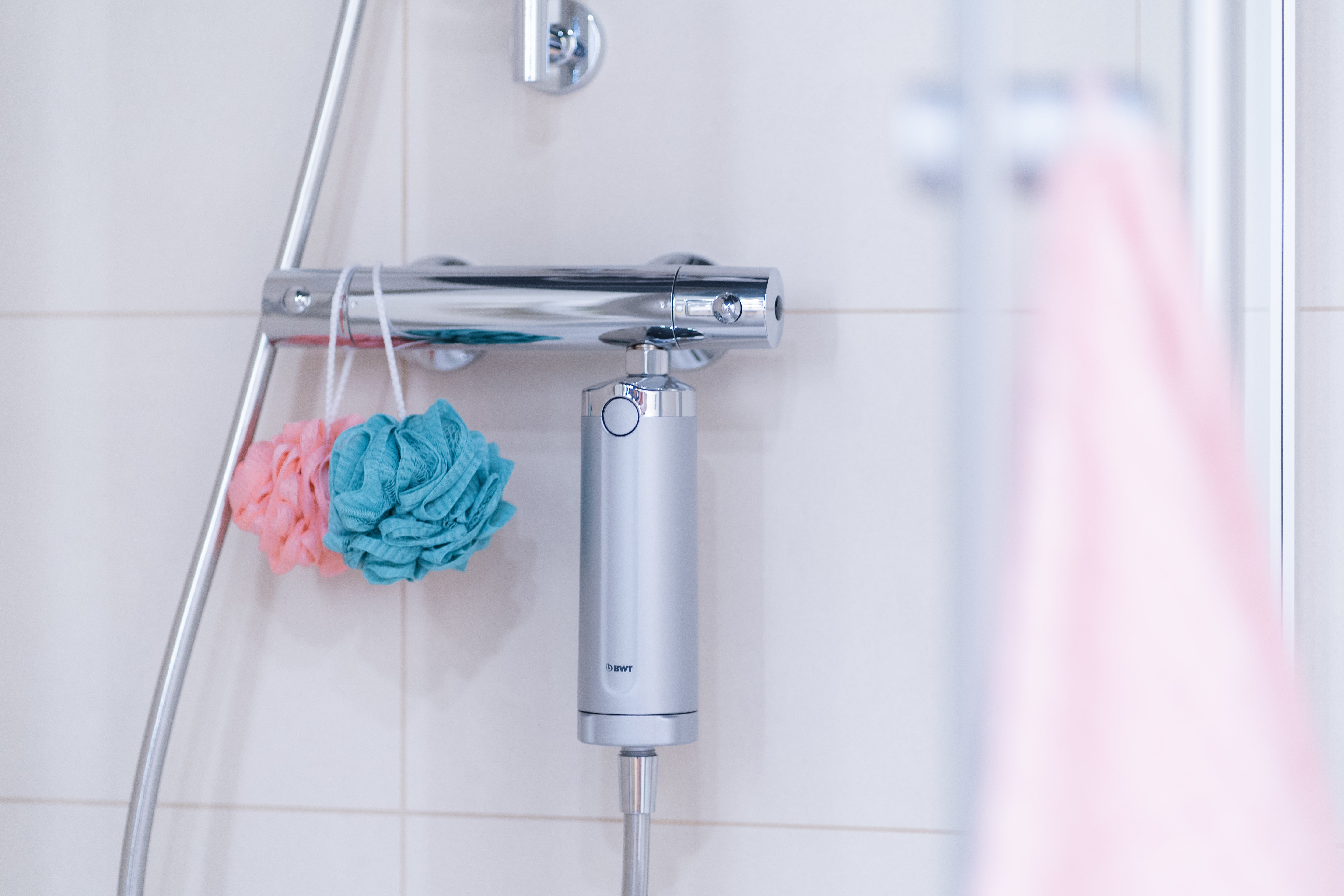 Anti-Limescale filter for the shower