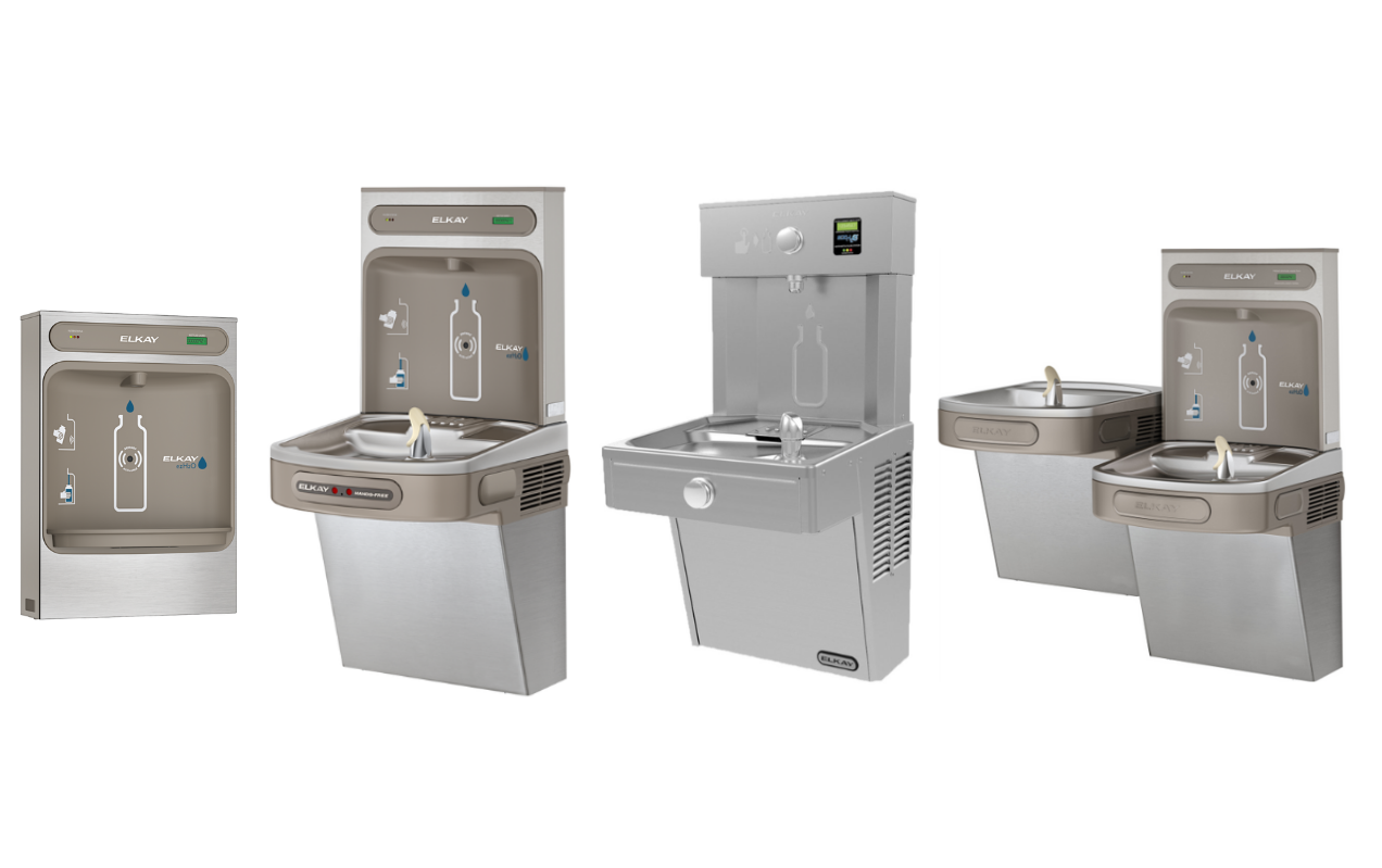 Indoor Bottle Filling Stations and Drinking Fountains