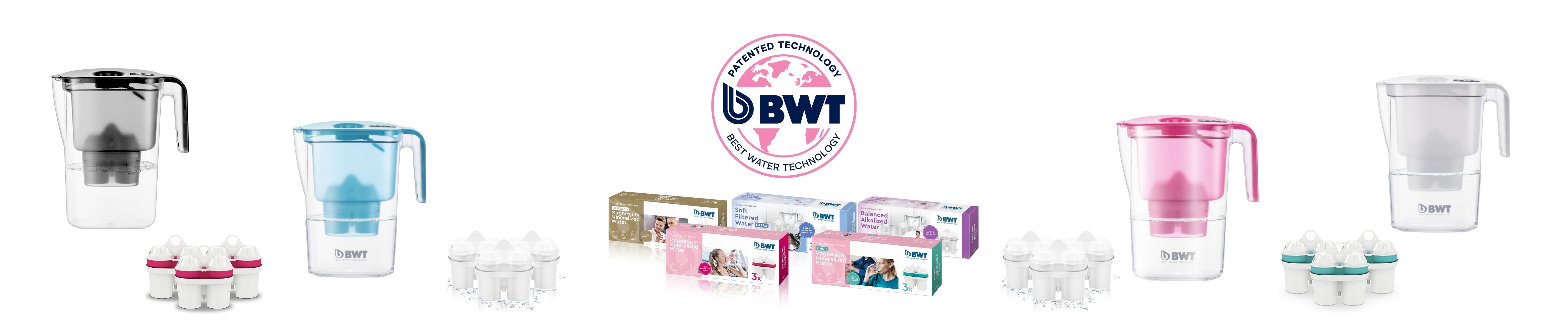 BWT Water filter jugs