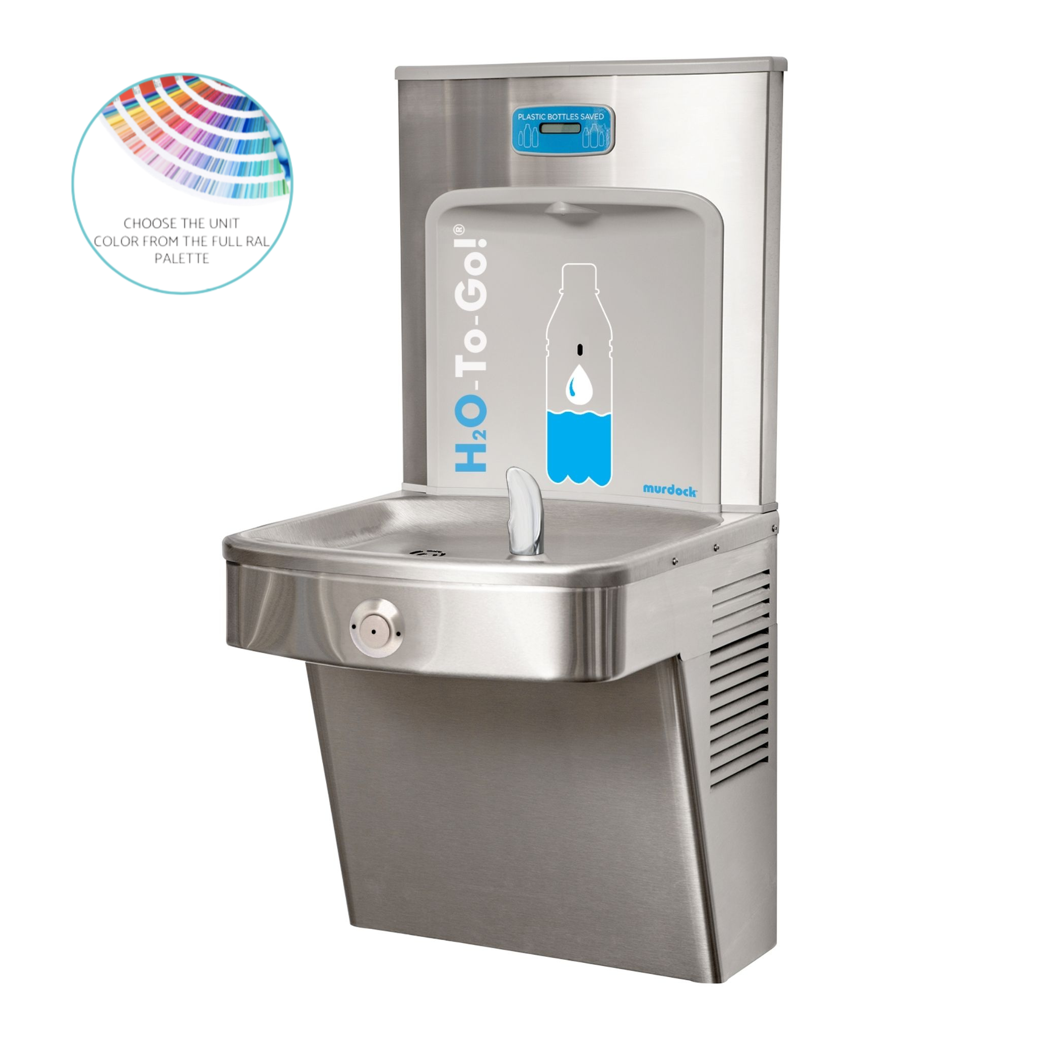 Murdock A171-BF12-BCD | 142.300.303 | Drinking water station with sensor and bottle counter