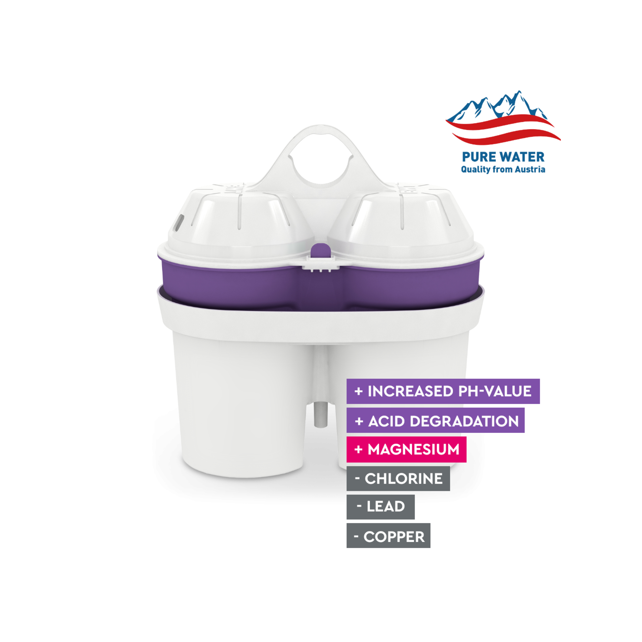 BWT Balanced Alkalized + Magnesium Mineralized Water 3-pack | 814463