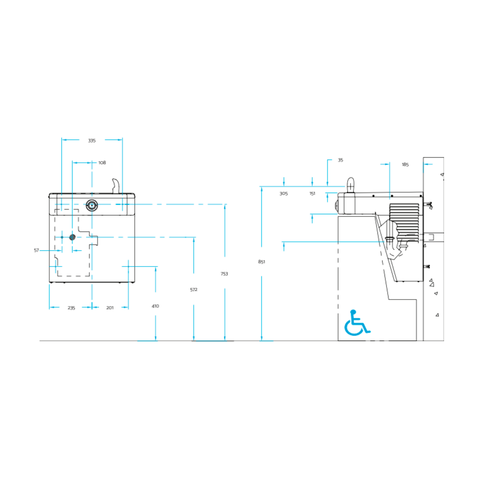 A171 | 142.300.300 | Drinking Fountain