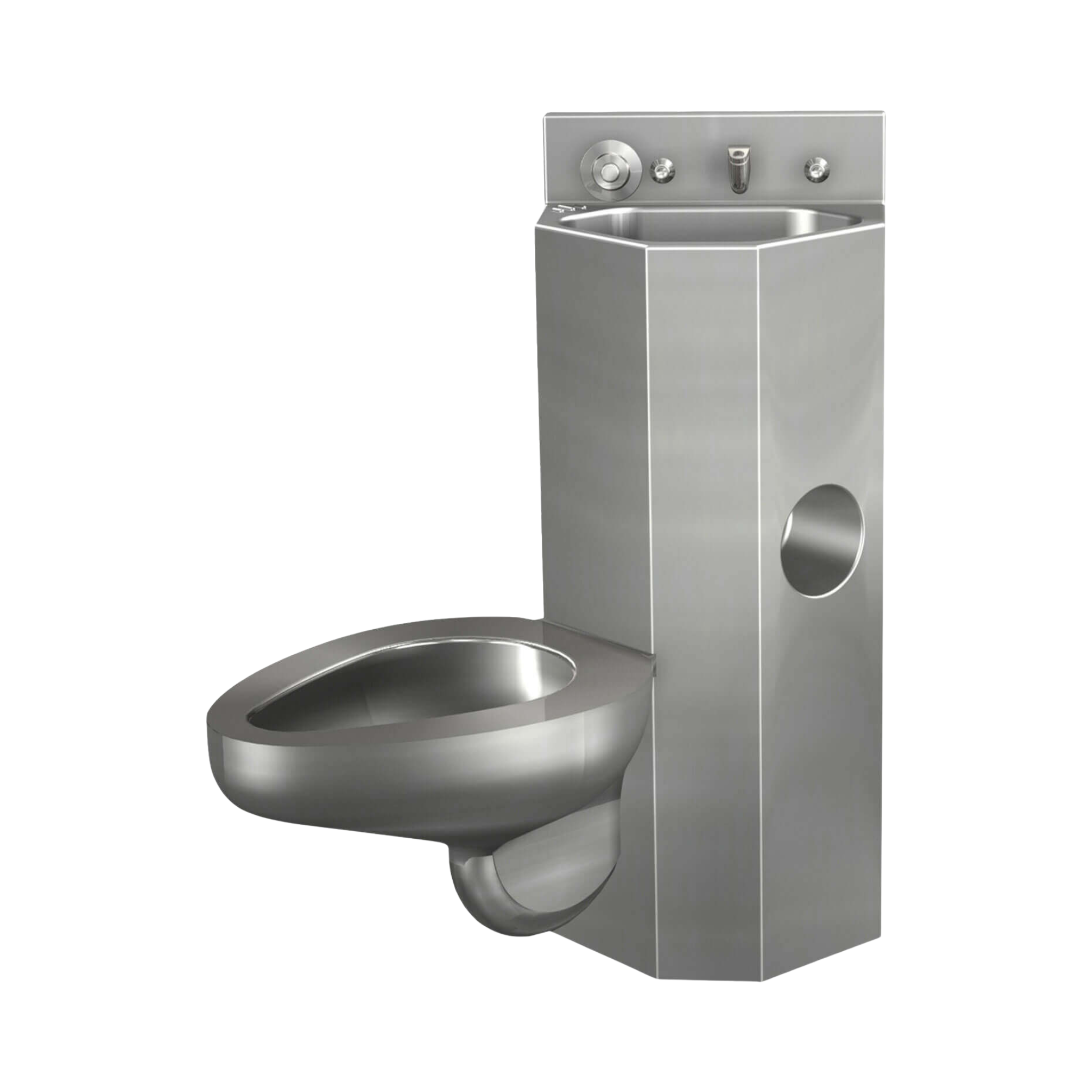 ACORN Model 1415 | 15" Lav-Toilet Comby with Lavatory Multi-Sided Bowl | 163.700.004
