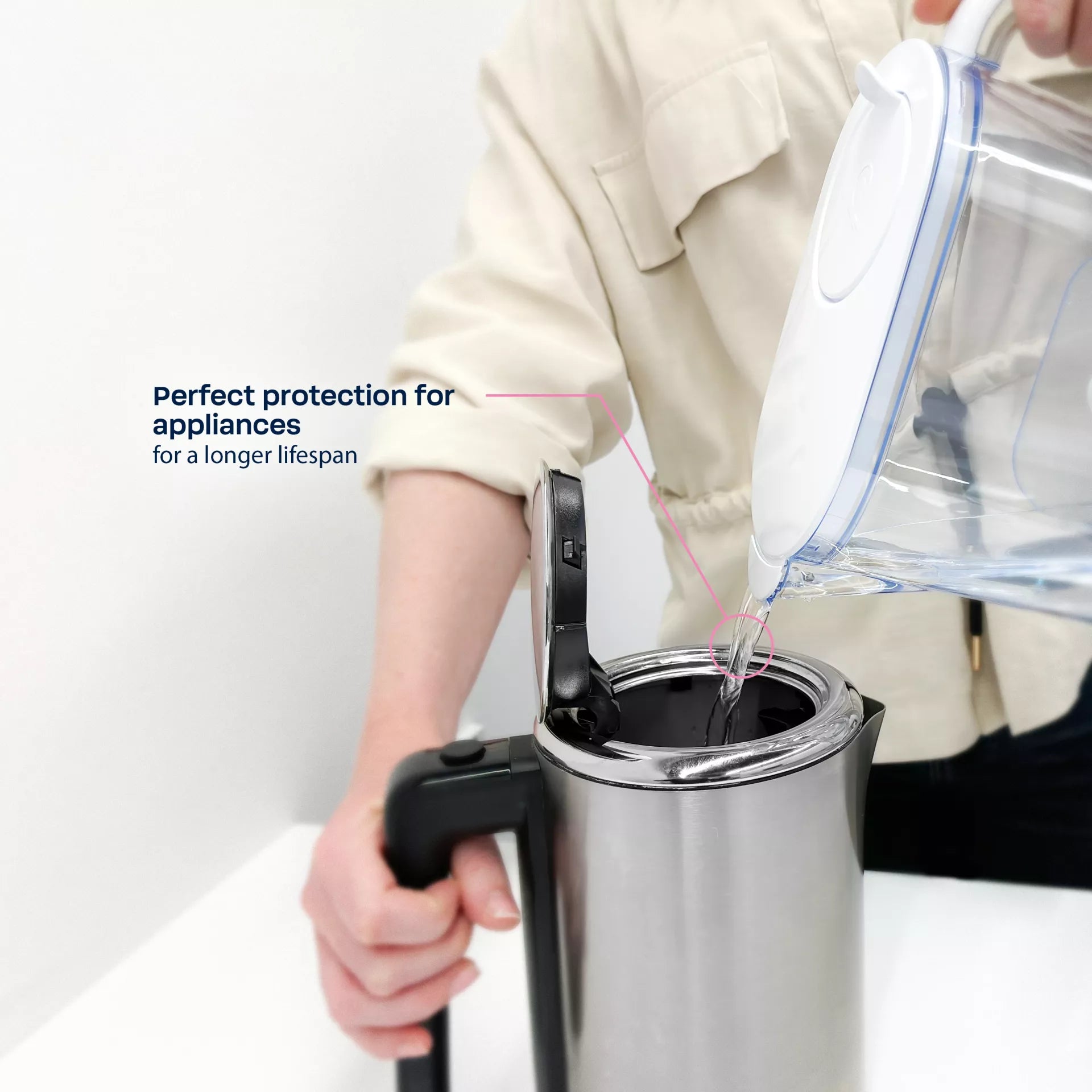 WM2602041002 BWT Water filter AQUAlizer electronic Baselight + 2 Magnesium filter White | 125252023-A. Baltic Water