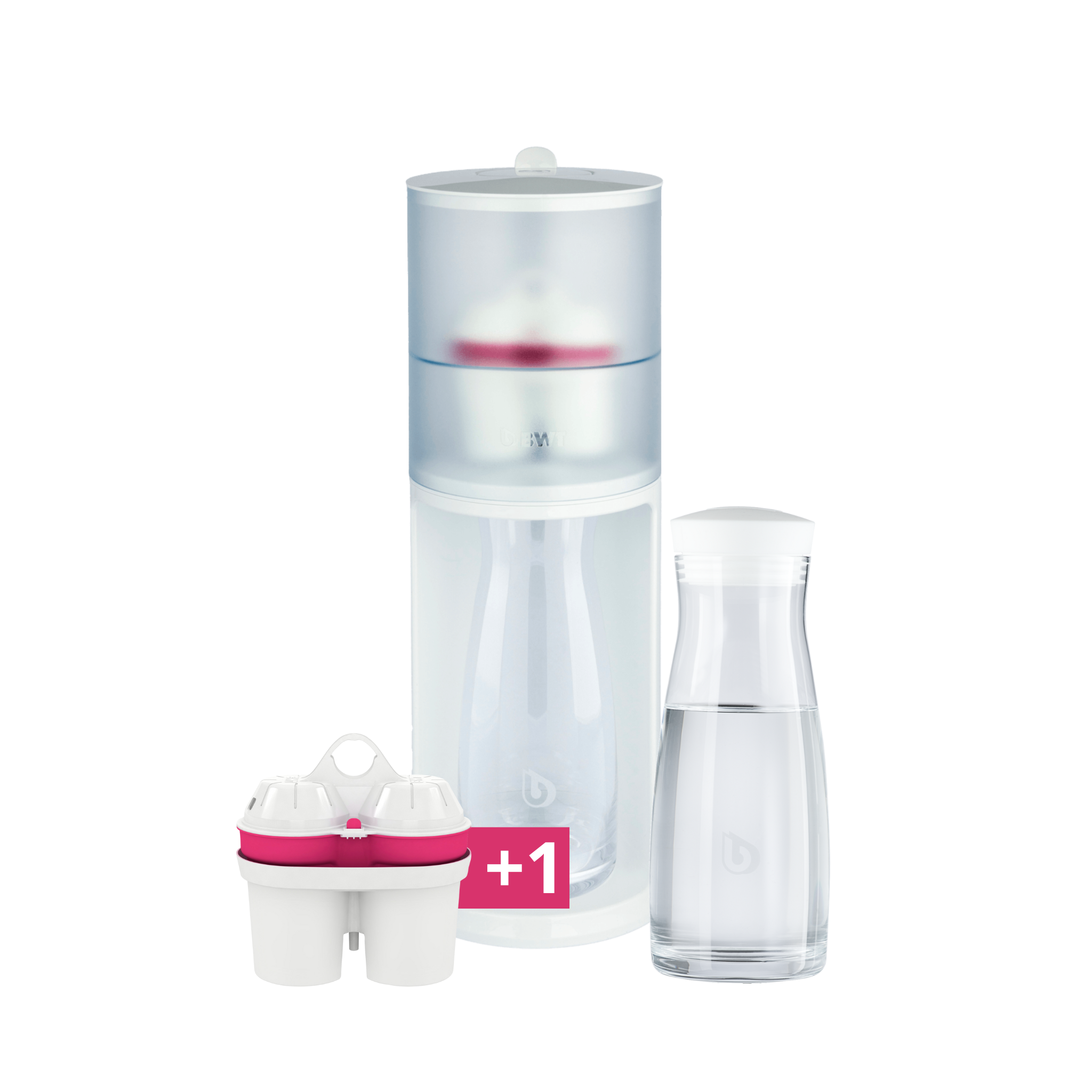 AQUAlizer Station incl. 1 Magnesium Mineralised cartridge + 1 glass carafe | 125252562