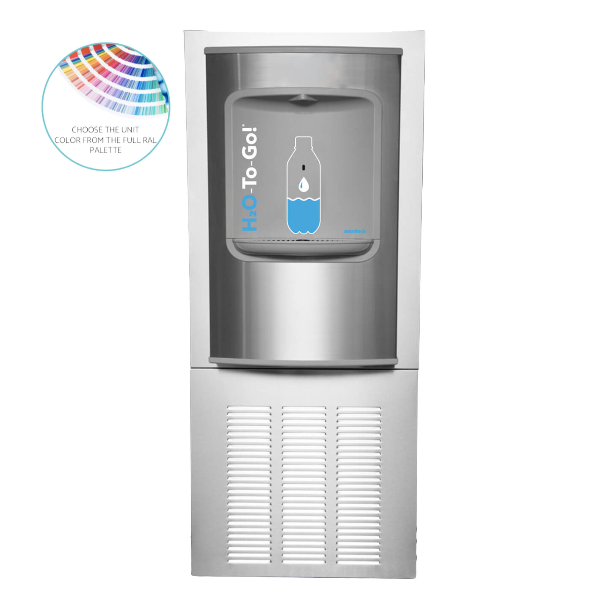 BF168 | 142.300.209 | Wall-Mounted Bottle Filling Station with sensor + WATER COOLER