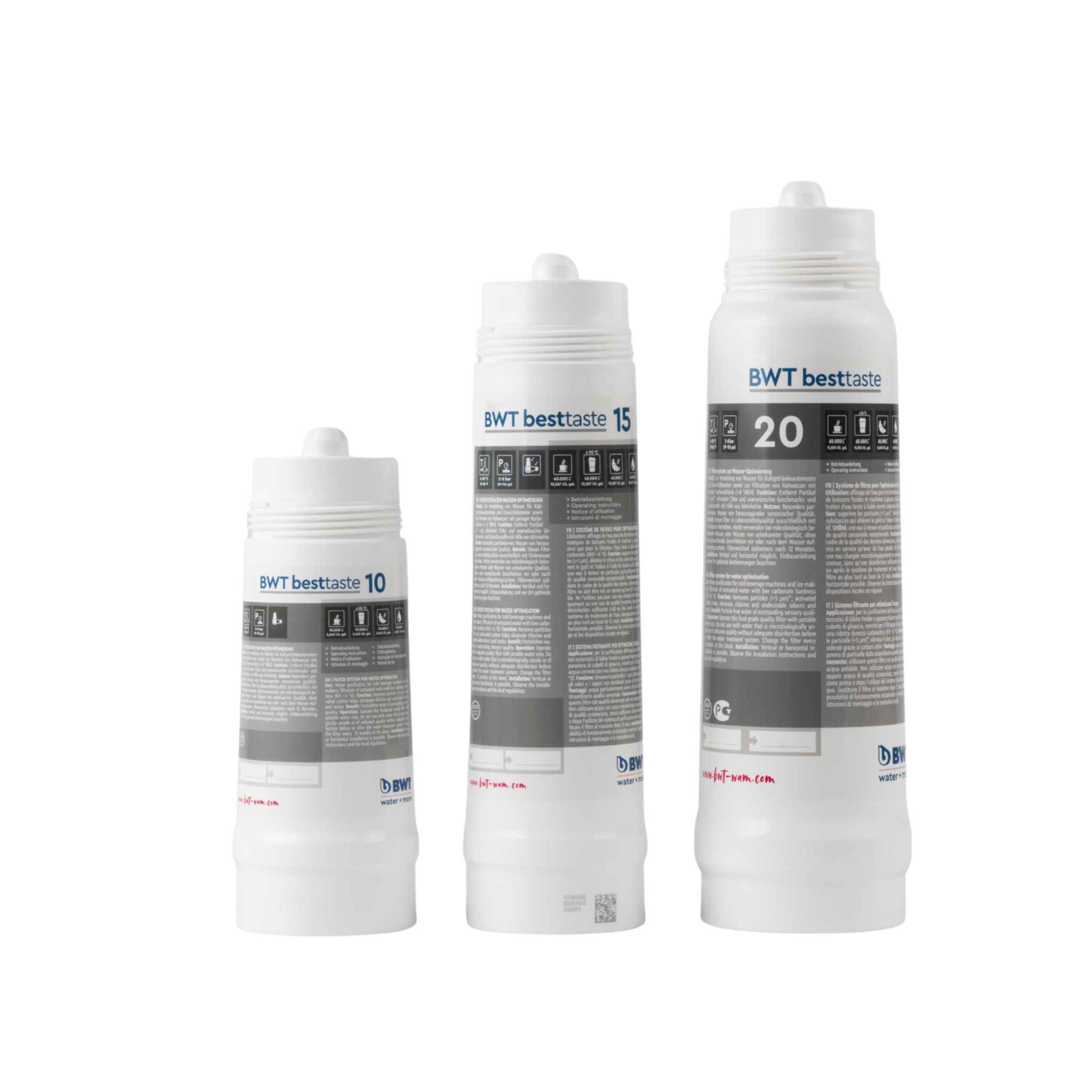 BWT Besttaste 10, 15, 20 | 10 000 L - 60 000 L | Activated carbon for taste improvement