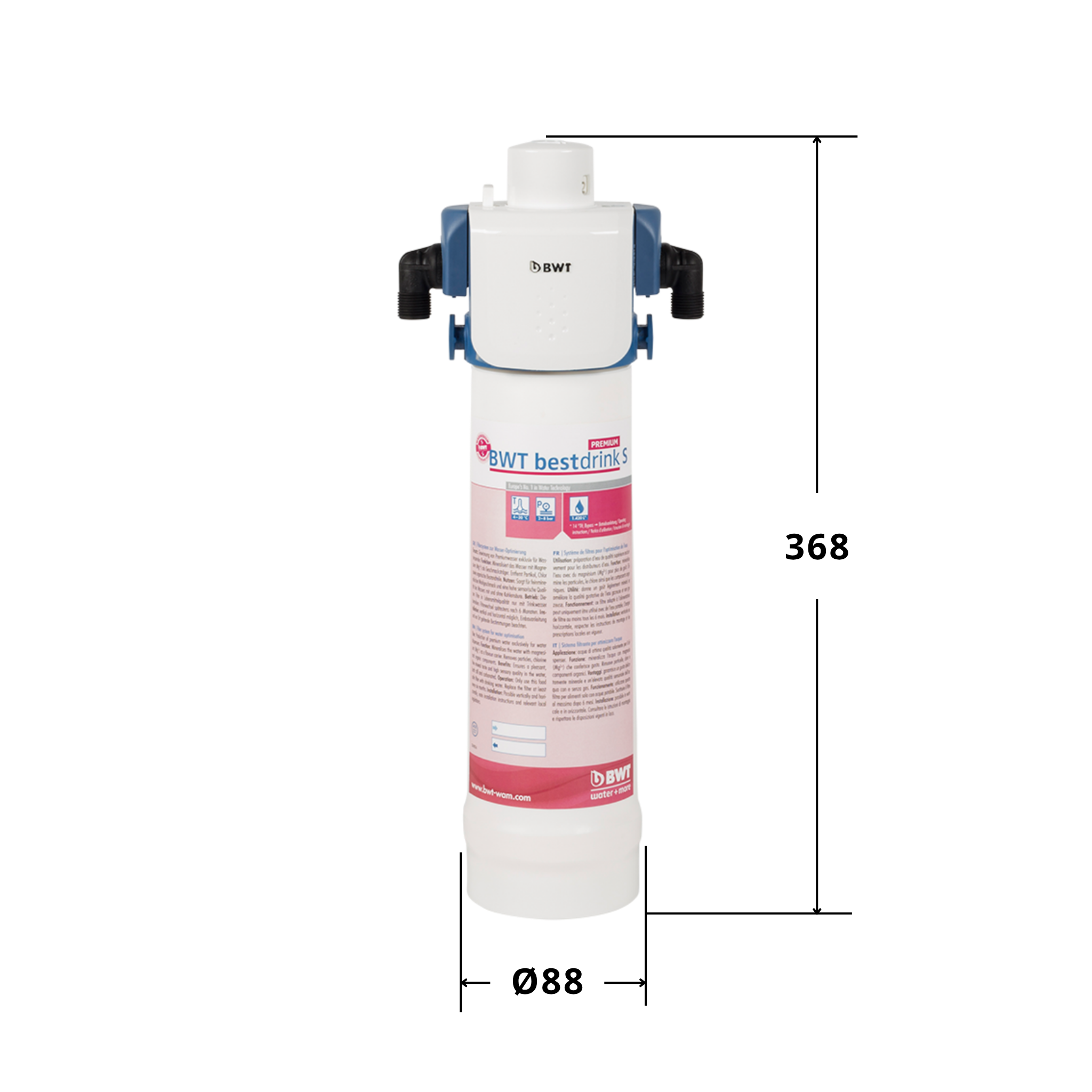 BWT Bestdrink PREMIUM S FS22P10A00 Magnesium mineralisation cold drinks