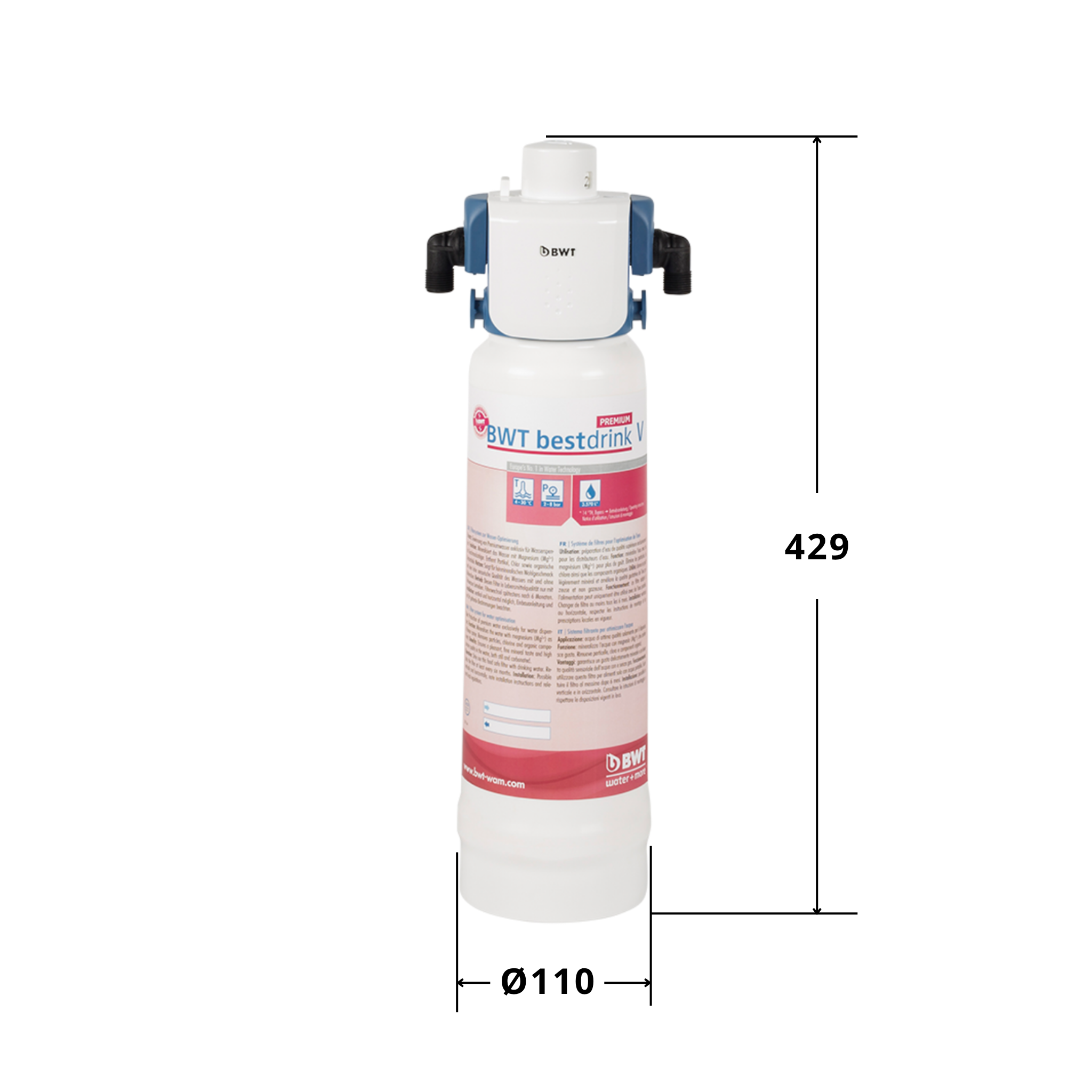 BWT Bestdrink PREMIUM V FS23P10A00 Magnesium mineralisation cold drinks