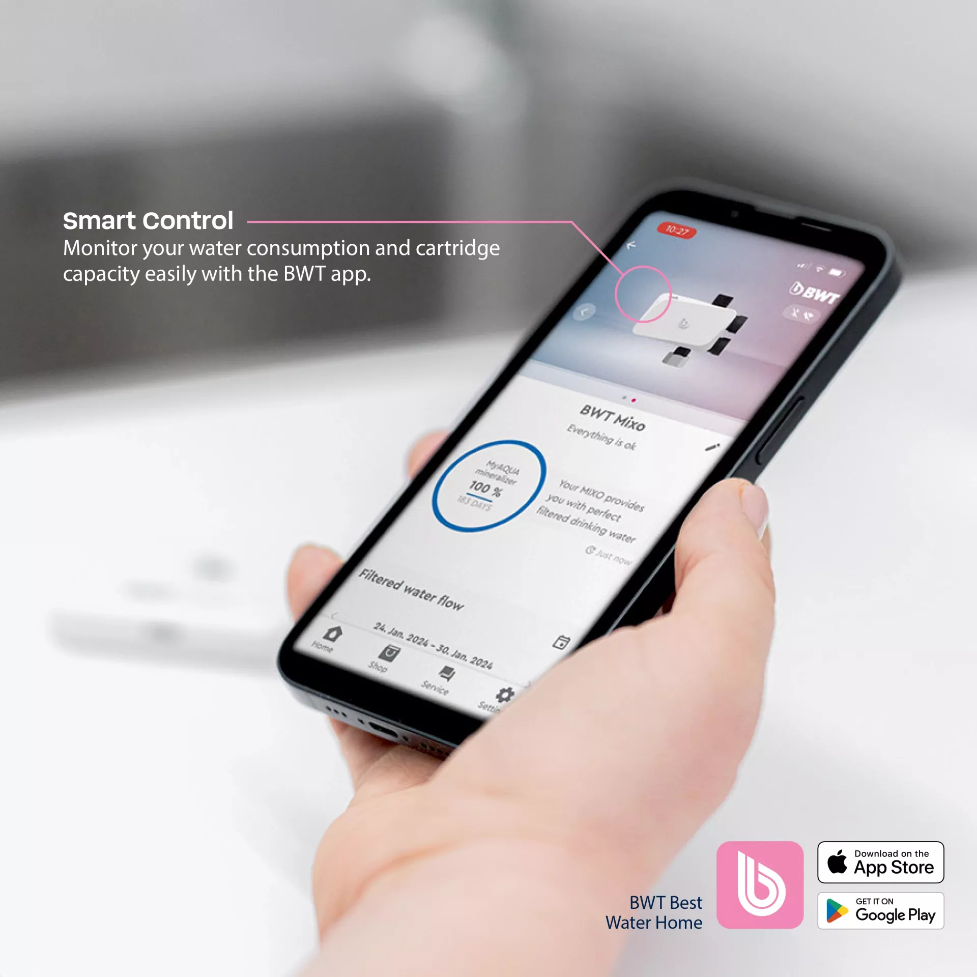 BWT MIXXO installation set | 125642086 smart control