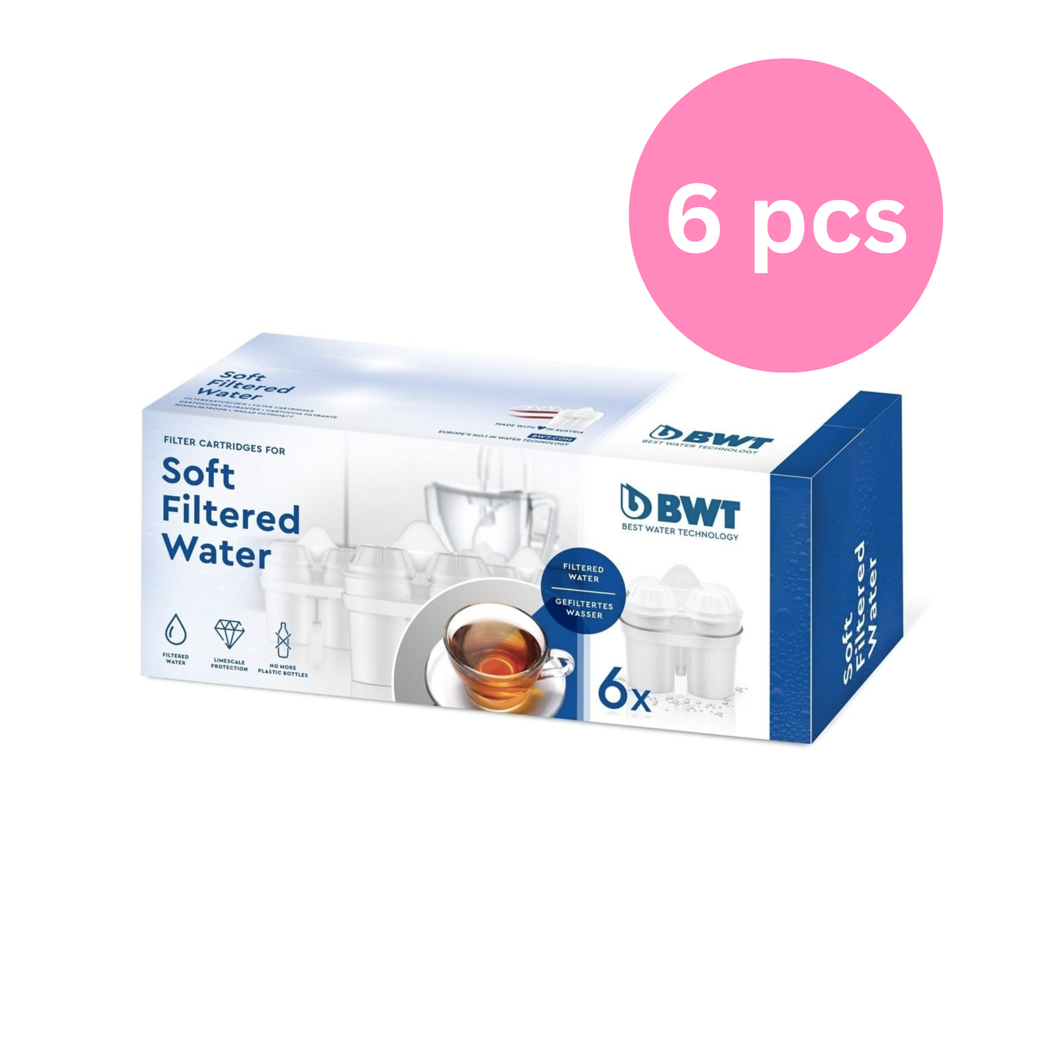 BWT Soft Filtered Water 6-pack | 814555