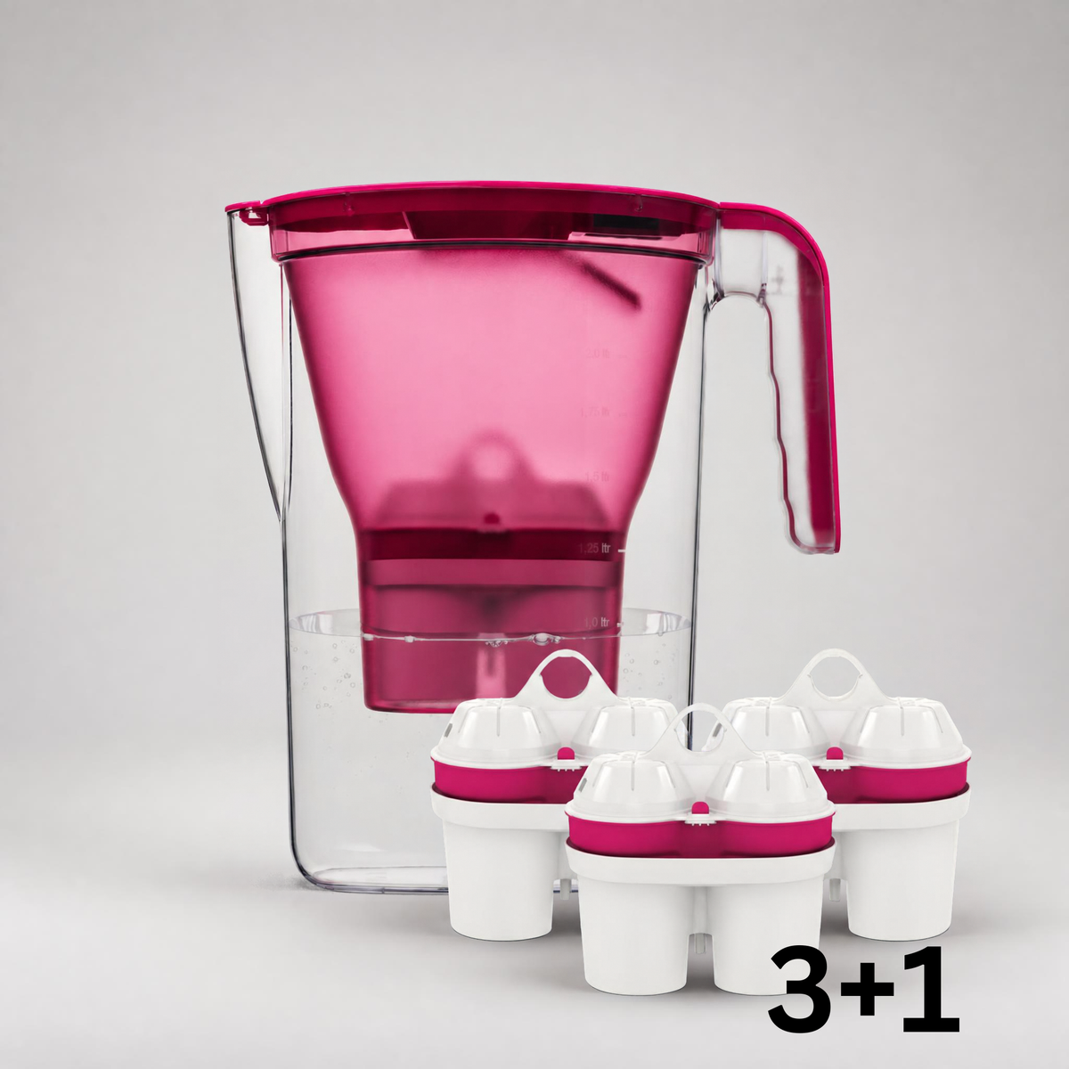 BWT Water filter Vida Pink + 4 Magnesium filters