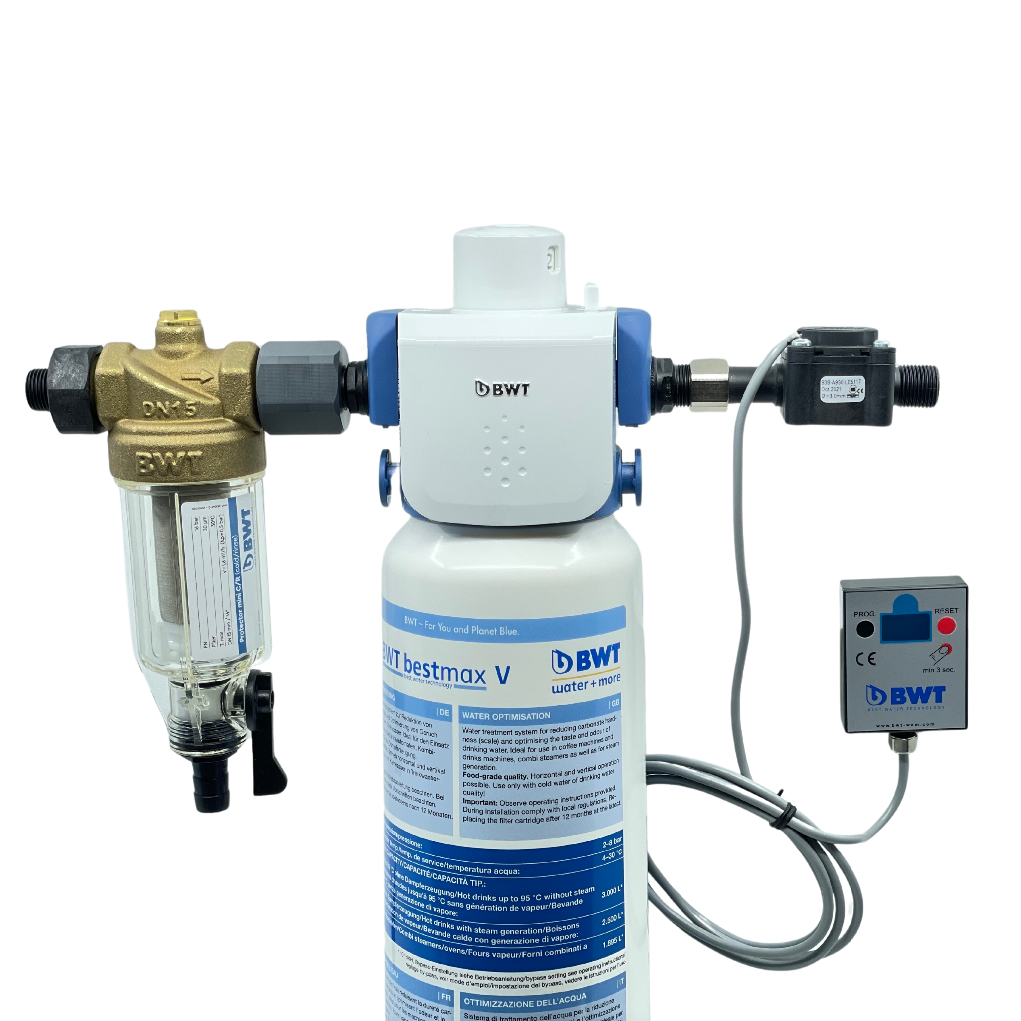 BWT besthead FLEX starter kit for filter cartridges from BWT water+more.