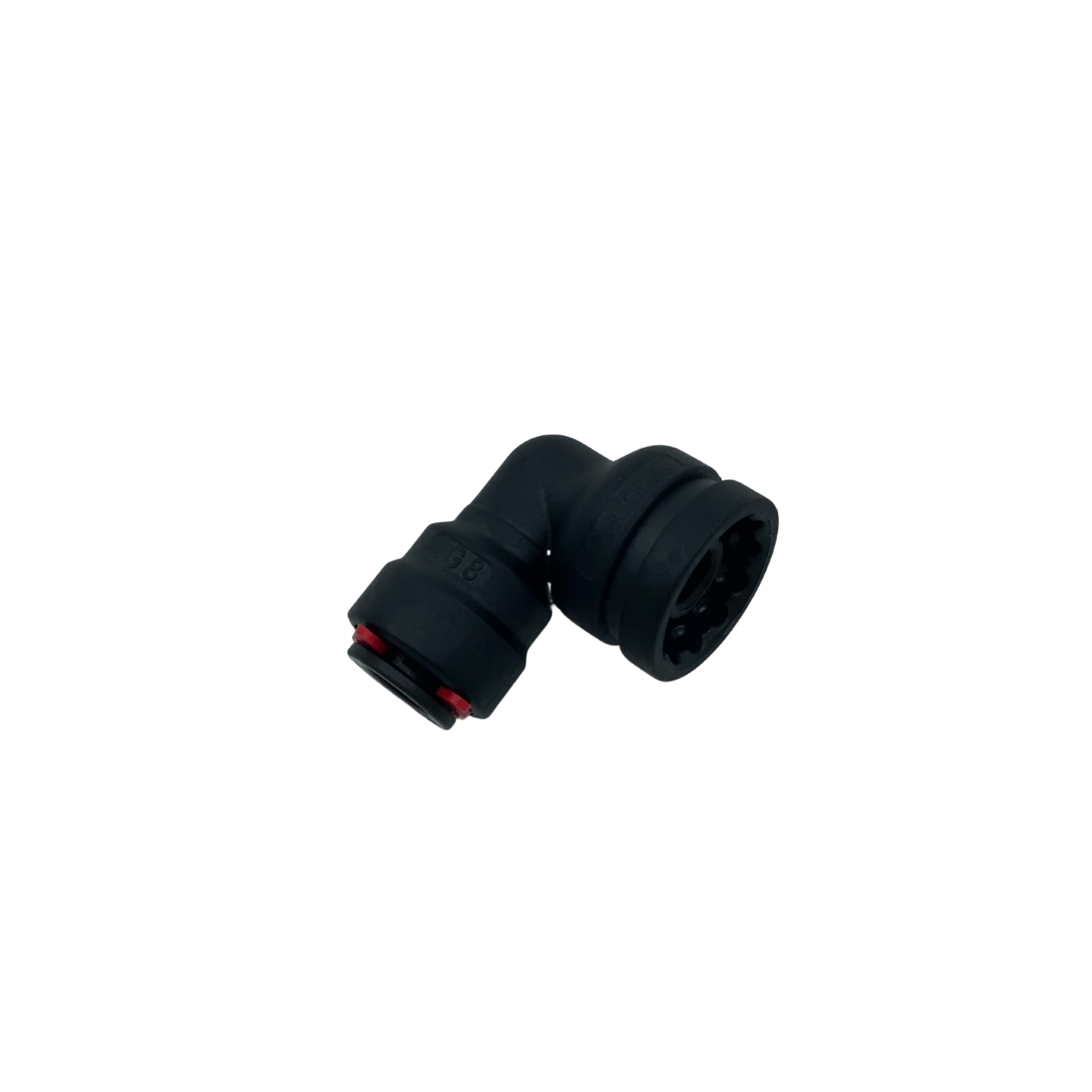 BWT besthead FLEX Connector 90° elbow, FLEX Insert x John Guest plug-in connector Ø 8 mm made from GFP | FS00Z29A00