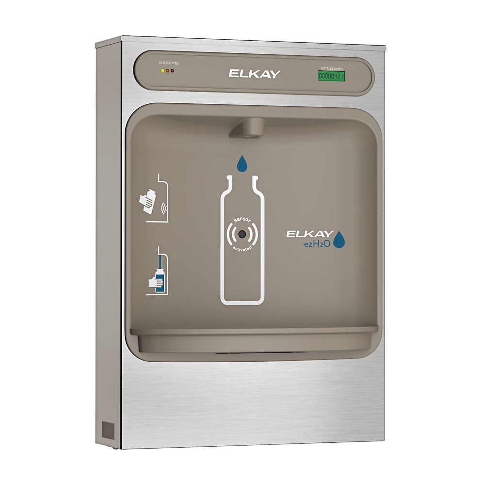 LZWSSMJO | Elkay ezH2O® Bottle Filling Station Surface Mount Filtered Non-Refrigerated Stainless 220V