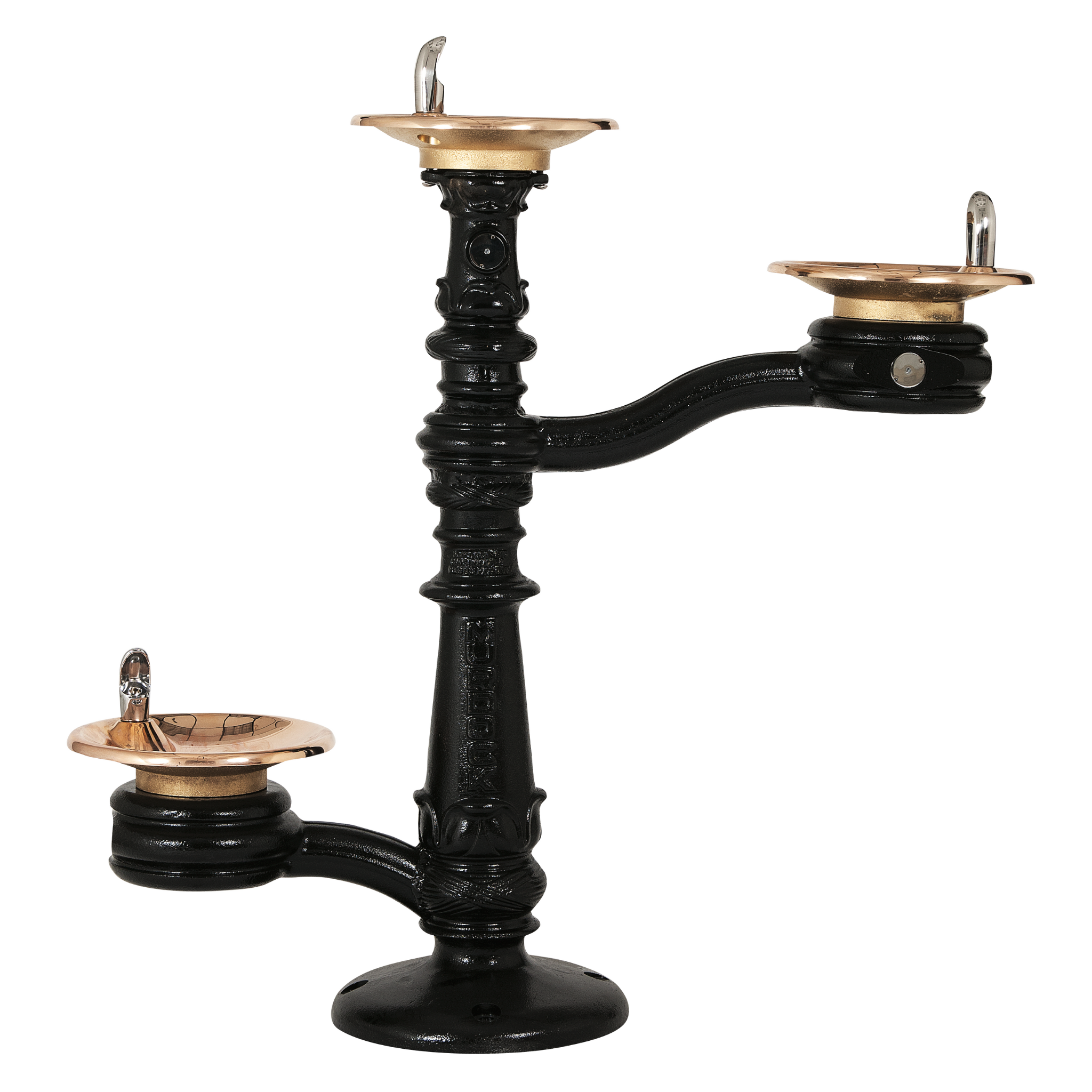 Murdock M-C76B-PF | 142.500.603 | Bi-Level Bowls Classic Style Drinking Fountain and Pet Fountain