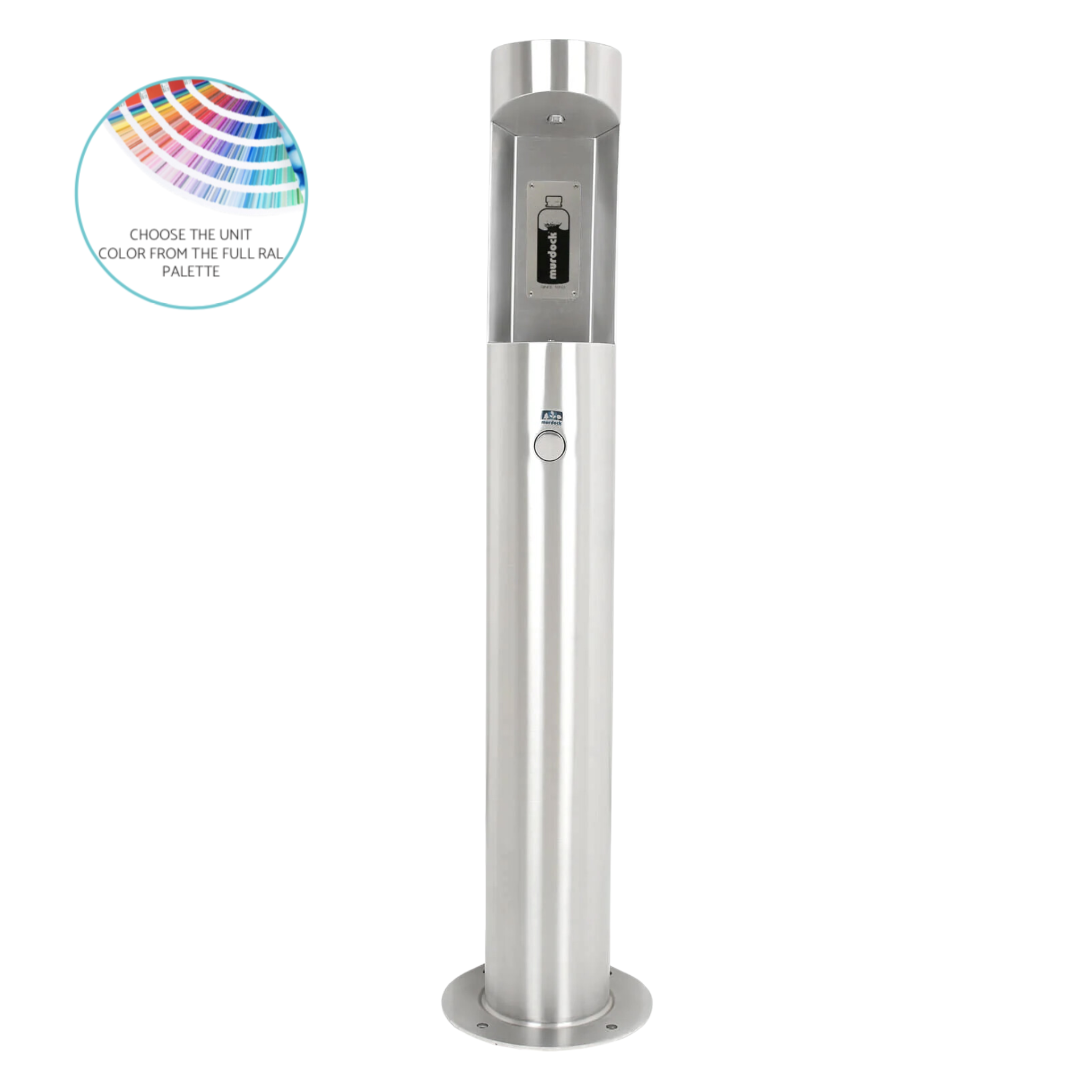 Murdock M-OBF | 142.200.200 | Pedestal Mounted Bottle Filler with Push Button