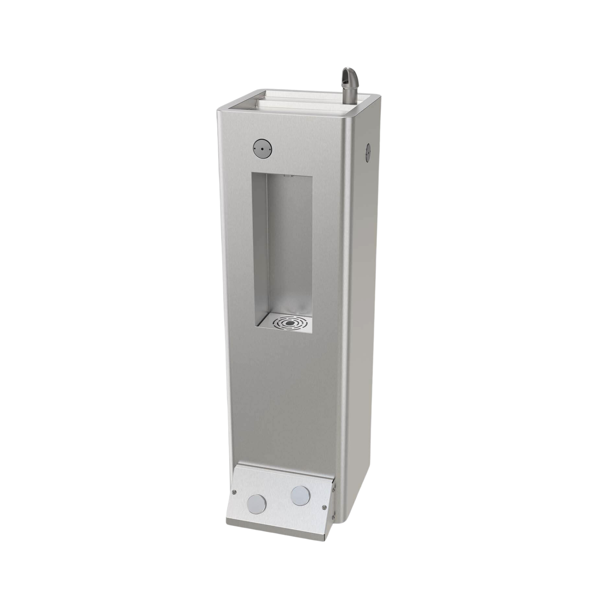 ECO-DF-BF-F | 142.500.903 | Stainless Steel Economy Drinking Fountain with Bottle Filler