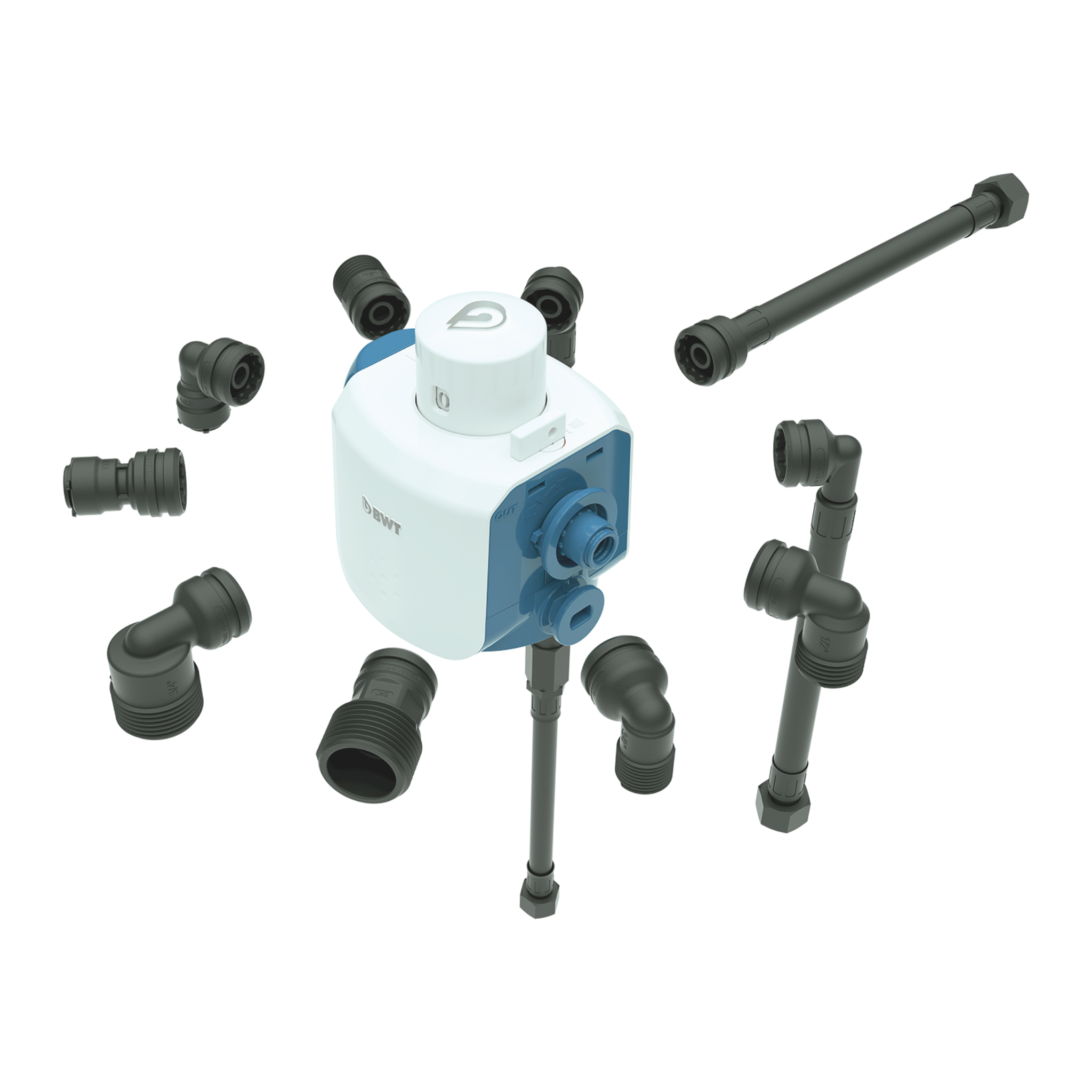 BWT besthead FLEX filter head without connectors for all filter cartridges from BWT water+more | 125255297
