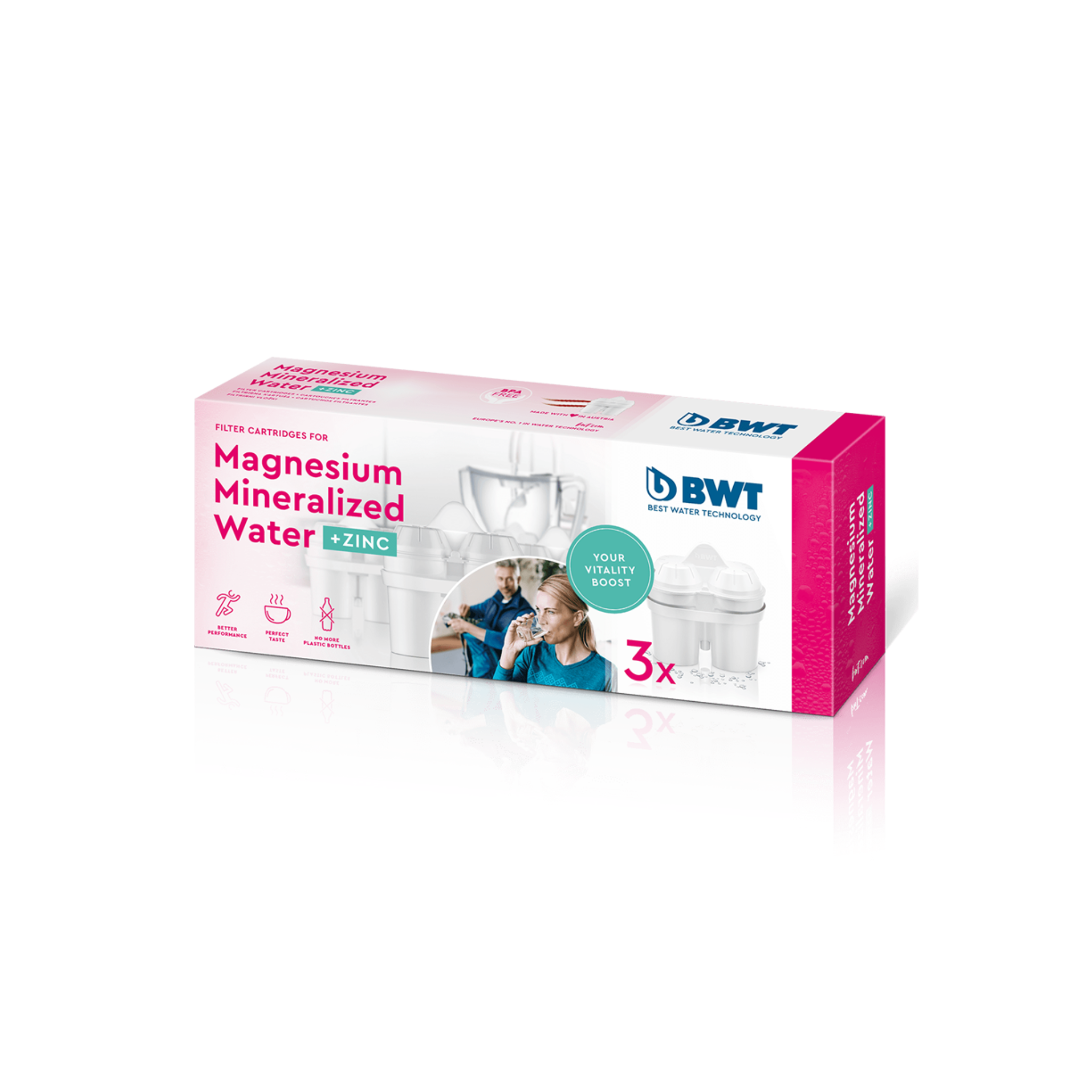 BWT ZINC + Magnesium Mineralized Water 3-pack | 125258617