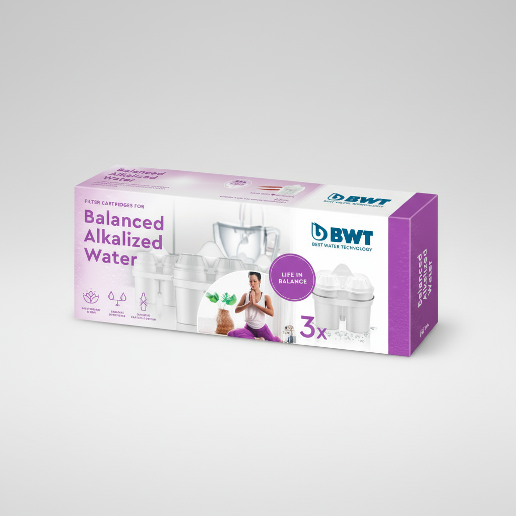 BWT Balanced Alkalized + Magnesium Mineralized Water 3-pack | 814463