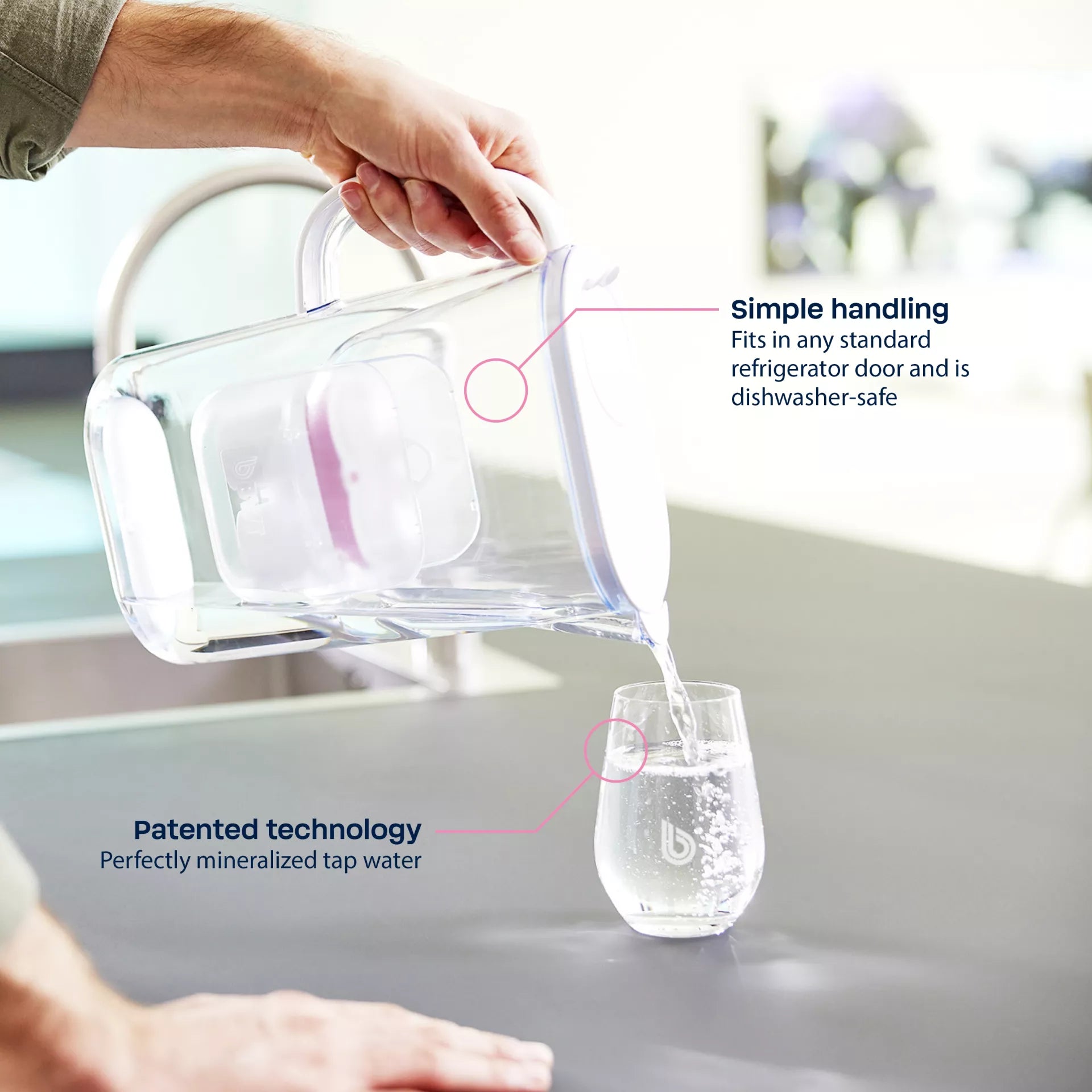 WM2602041002 BWT Water filter AQUAlizer electronic Baselight + 2 Magnesium filter White |  125252023-A. Baltic Water