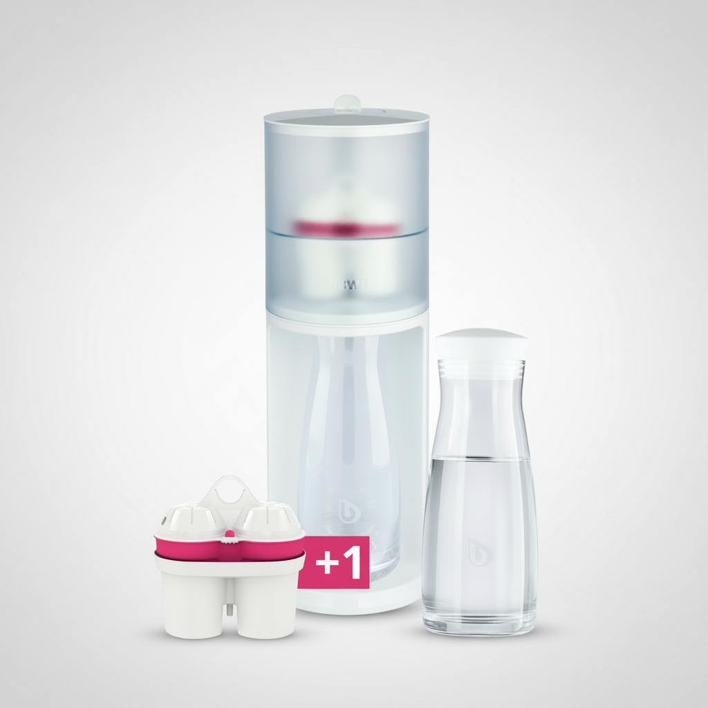 WM260813 BWT AQUAlizer Station incl. 1 Magnesium Mineralised cartridge incl. 1 glass carafe 125252562