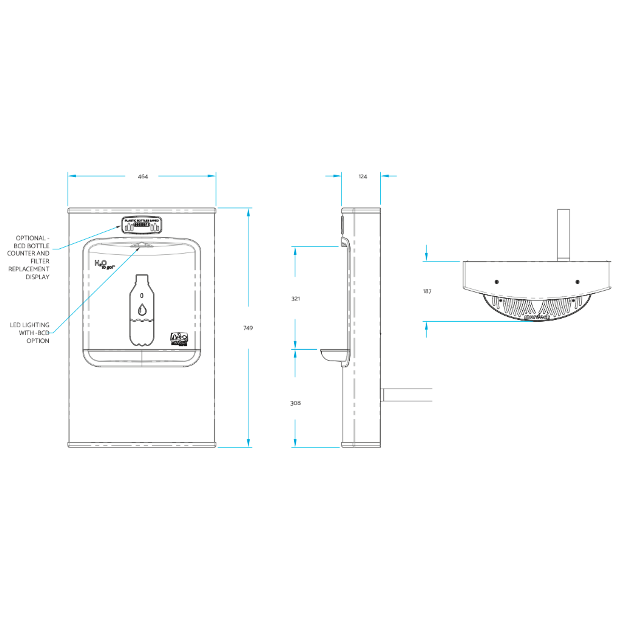 BF16-IPL | 142.300.201 | Bottle Filling Station with sensor