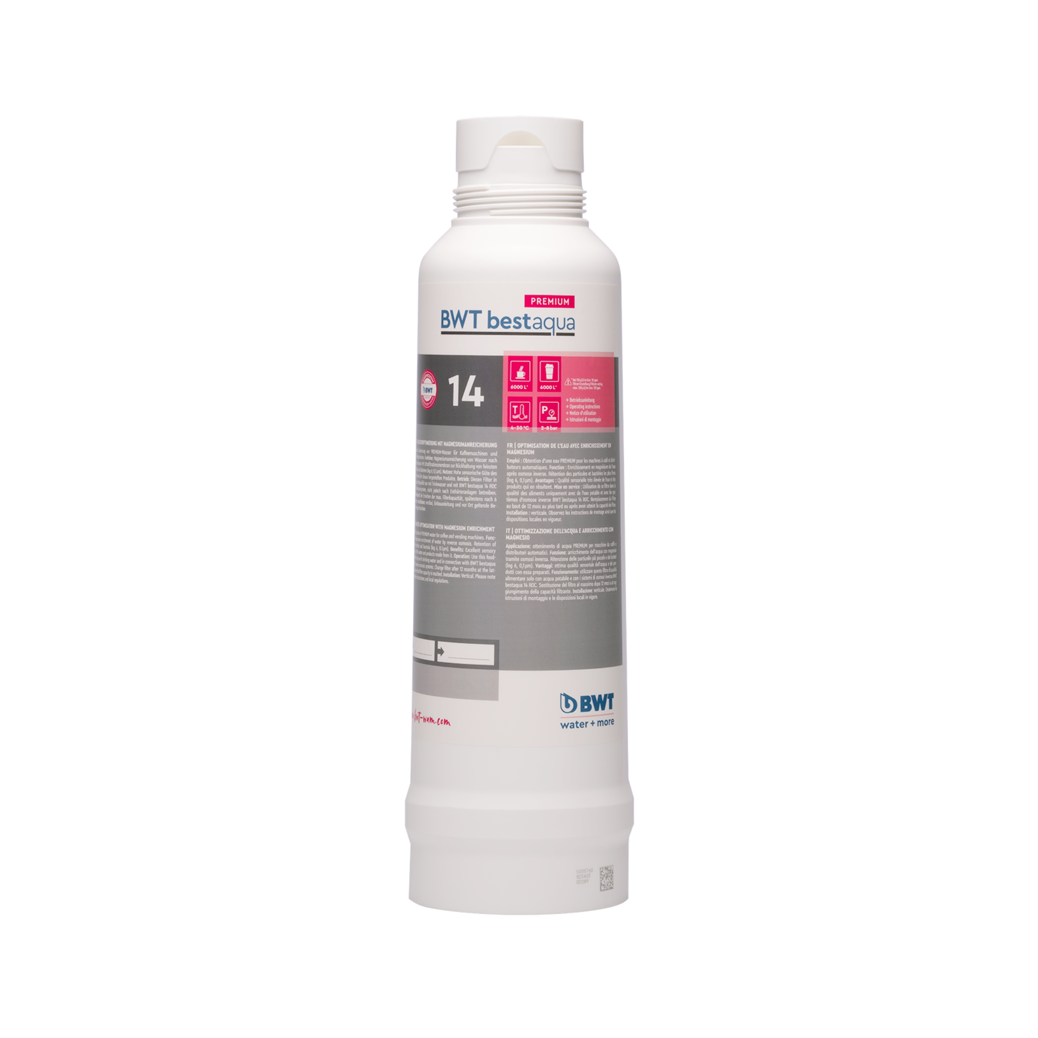 BWT bestaqua PREMIUM | FS24P99A00 | 812347  | Remineralisation downstream of RO with BWT Magnesium Technology