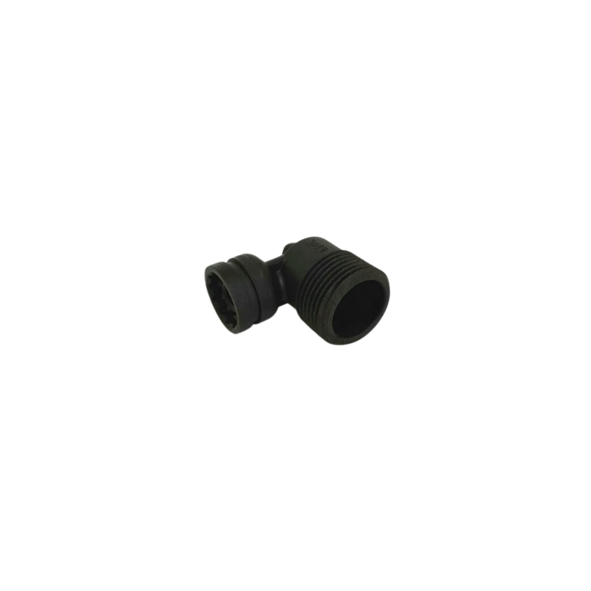 BWT besthead FLEX Connector 90° elbow, FLEX Insert x M 3/4“ made from GFP | FS00Z28A00