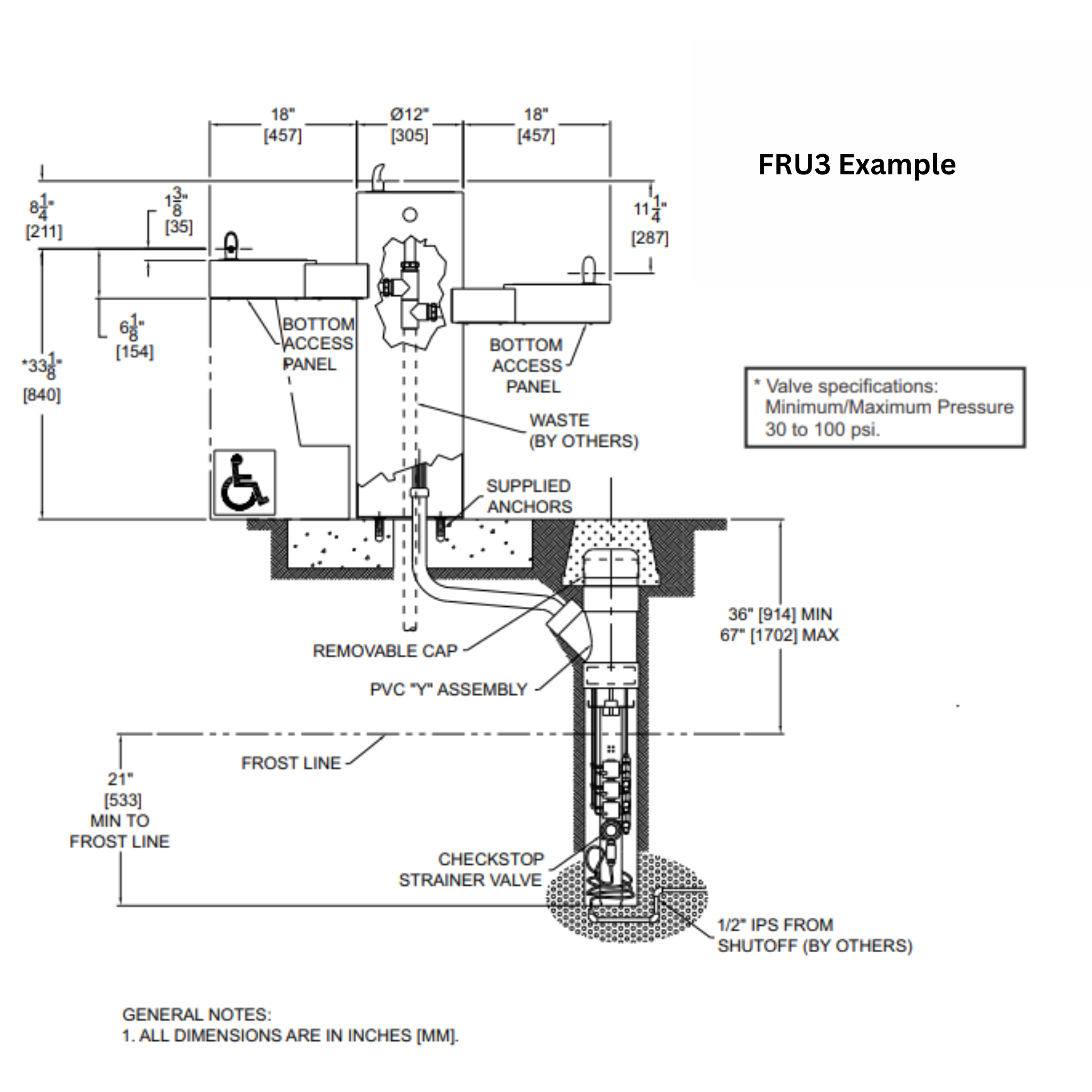 Murdock Below Ground, Freeze Resistant Valve FRU3