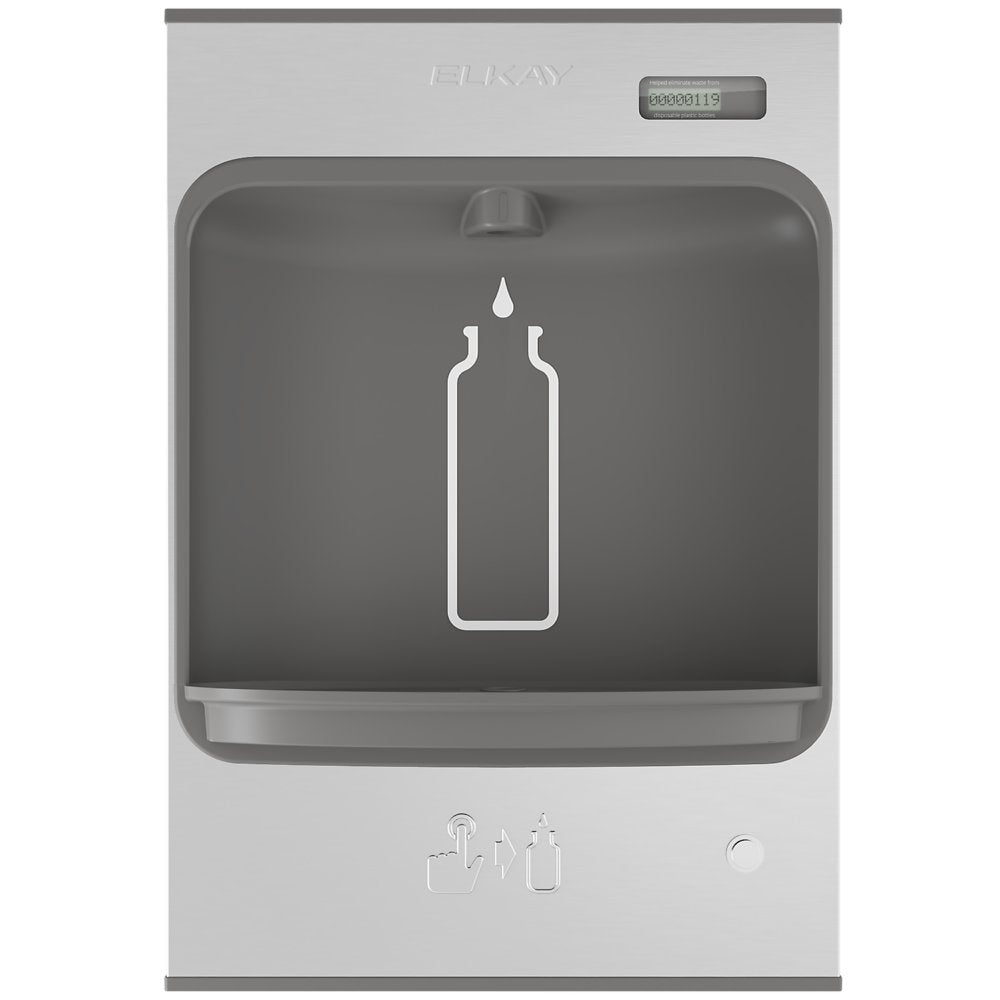 EMASMB | Elkay ezH2O® Mechanical Bottle Filling Station Surface Mount Battery Powered Non-Filtered Non-Refrigerated Stainless