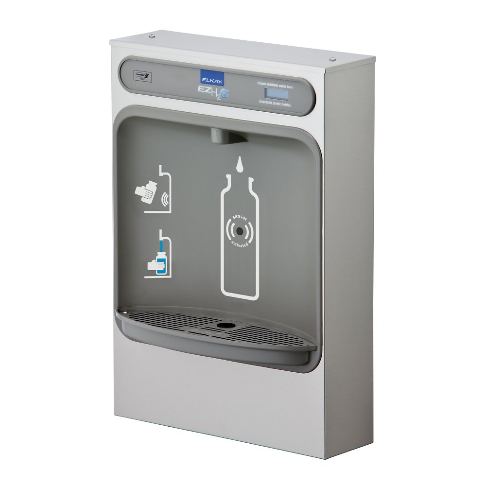 EZWSSMJO | Elkay ezH2O® Bottle Filling Station Surface Mount Non-Filtered Non-Refrigerated Stainless 220V