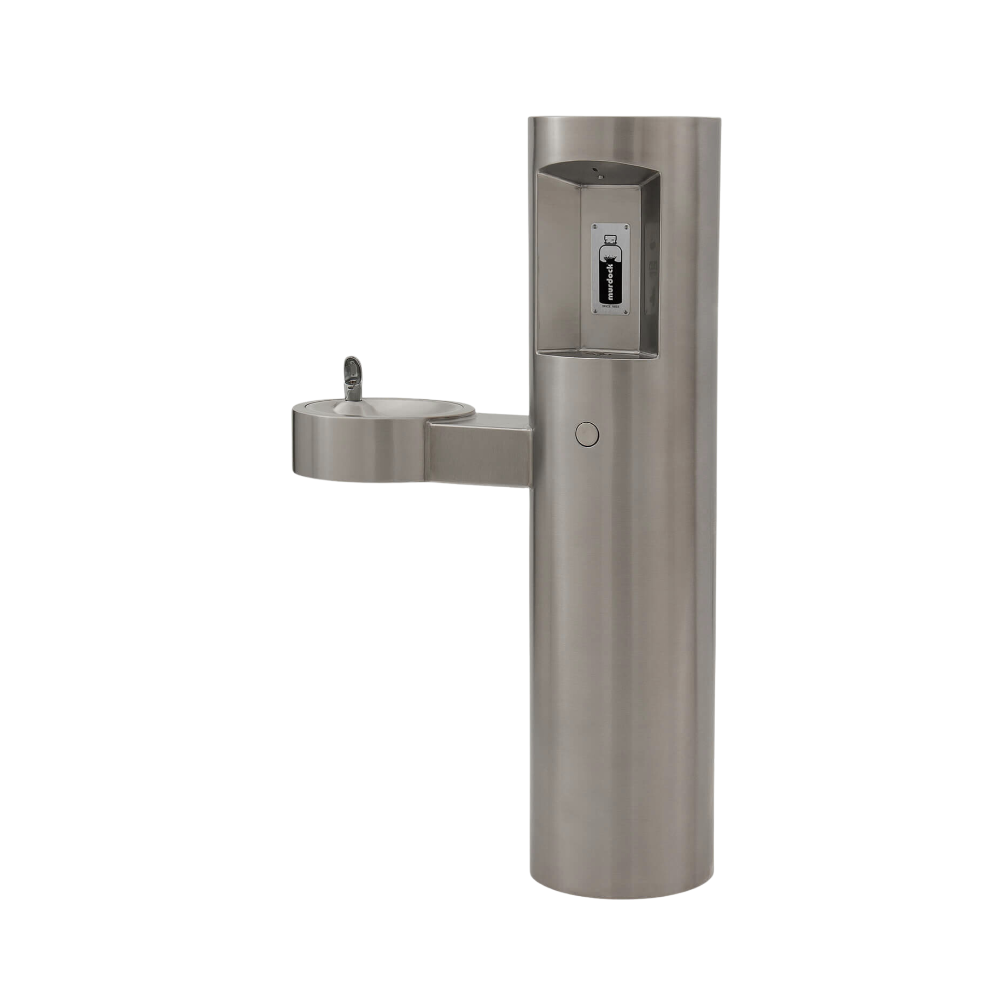 GYM74-MO-BLR-KIT| 142.400.119 | Outdoor Pedestal Bottle Filler with Barrier-Free Drinking Fountain