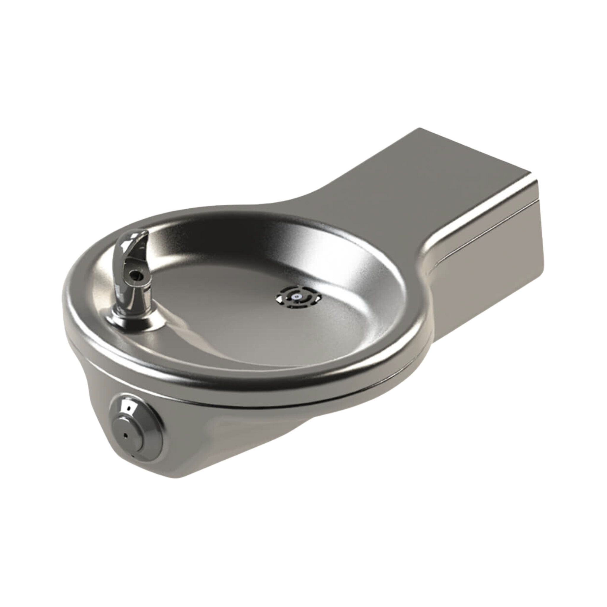 A131-INT-KIT | 142.700.001 | Vandal-Resistant, Wall-Mounted, Oval Drinking Fountain - Non-Refrigerated, ADA, Stainless Steel