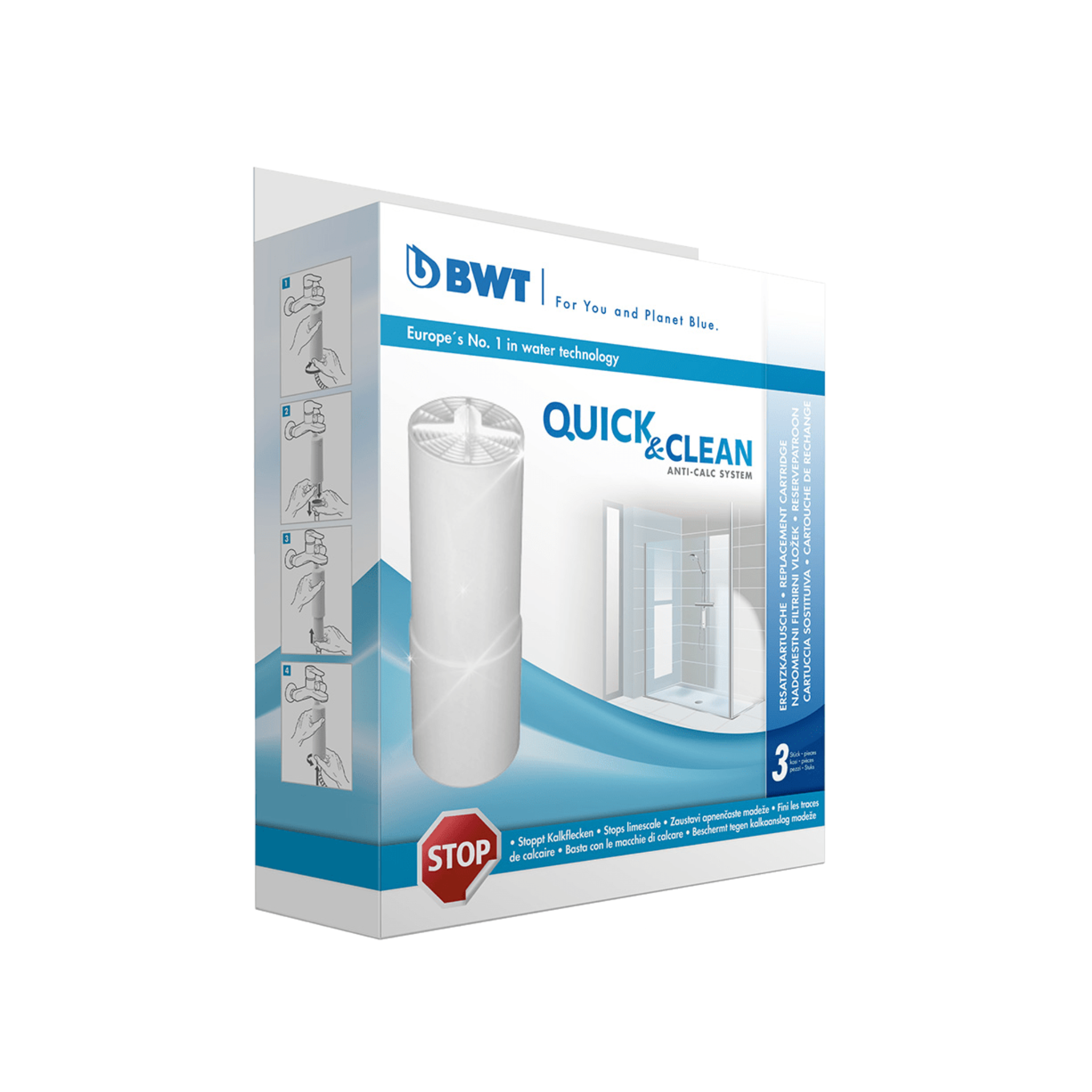 BWT Replacement filter for Quick & Clean - 3 pieces | 812915