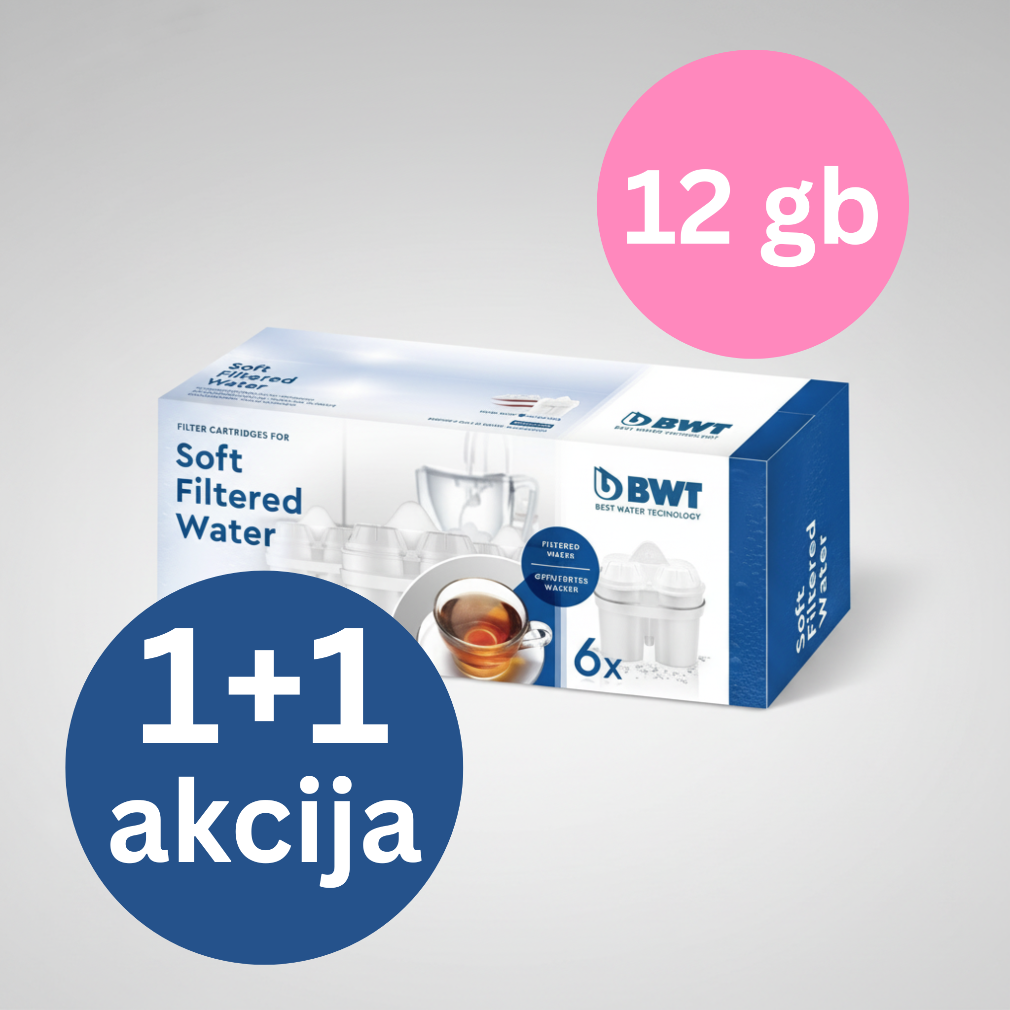 Soft Filtered Water 6-pack | 814555 | SPECIAL OFFER: Buy one, get one free!