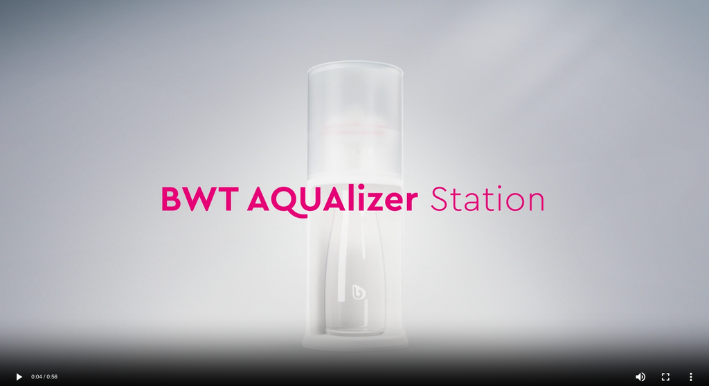 BWT AQUAlizer Station incl. 1 ZINC + 1 Magnesium Mineralised cartridge incl. 2 glass carafes | 125305476; Dzeramā ūdens filtra stacija