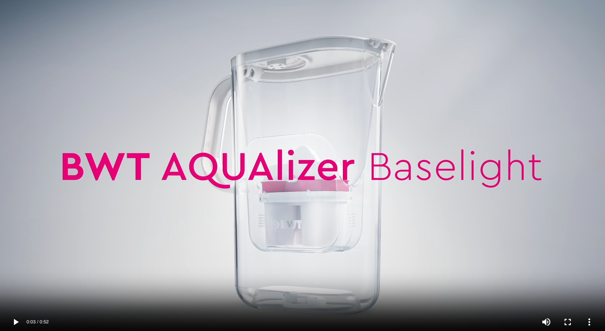 BWT AQUALizer Baselight filtra krūze